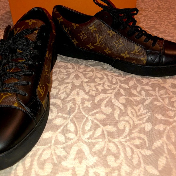 REAL LOUIS VUITTON BRAND New !! Only worn once ! Tennis shoes size 13 - Picture 5 of 9
